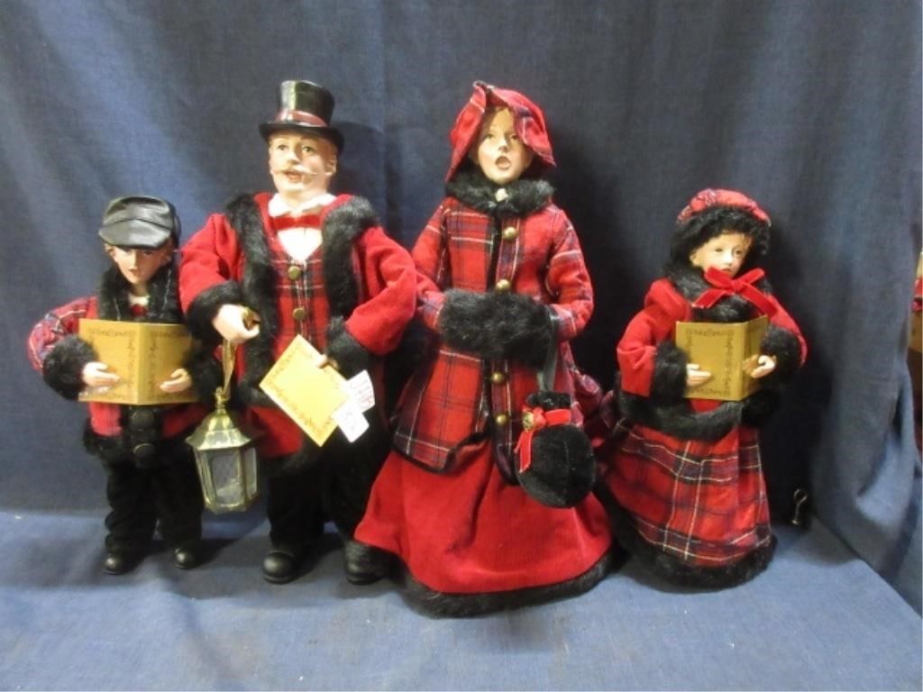 christmas carollers decor