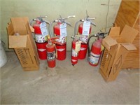 8 Fire Extingushers