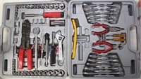 Mechanics tool set in case and