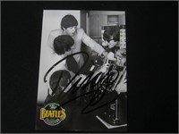 Ringo Starr signed collectors card COA