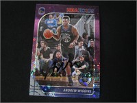 Andrew Wiggins signed basketball card COA