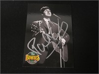 Paul McCartney signed collectors card COA