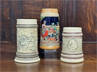 Three German Steins