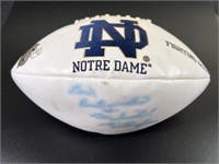 Ty Willingham Autographed Notre Dame Football