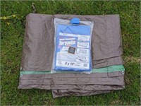 Pair of Woven Poly Tarps