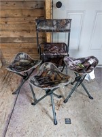 Compact Folding Hunting Chair/Tripod Stools