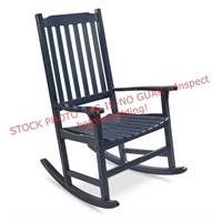 CastleCreek patio wooden rocking chair - Navy