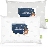 $40--2-Pack Toddler Pillow Age 2 to 5 (Rainbow)