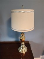 28" tall goldtone table lamp