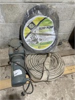 Sump Pump & Hose