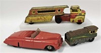 Vintage Toys 3 Vehicle Lot