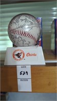 Baltimore Orioles autographed baseball
