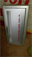 Fire extinguisher wall cabinet. Does not include