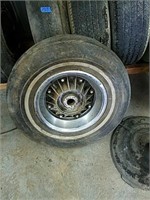 8 lug aluminum Bonneville/Catalina wheel.
This