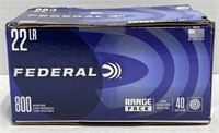 (OO) Federal 22LR Rimfire Cartridges, 40 Grain,