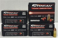 (OO) Streak Visual 9mm Non-Incendiary Rounds,