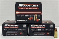 (OO) Streak Visual 9mm Non-Incendiary Rounds,