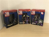 3 Dc Super Hero Collectable Figures - The Joker,