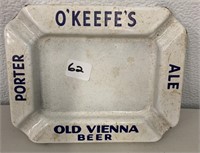 Old OKeefe's Porcelain Ash Tray