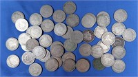 50 V Nickels-various dates