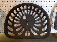 Cast iron tractor seat 79
