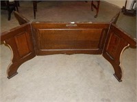 Victorian Oak folding casket stand