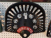 Cast iron  tractor seat  "The Rake Toronto"