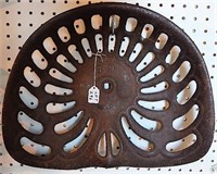 Cast iron tractor seat 79