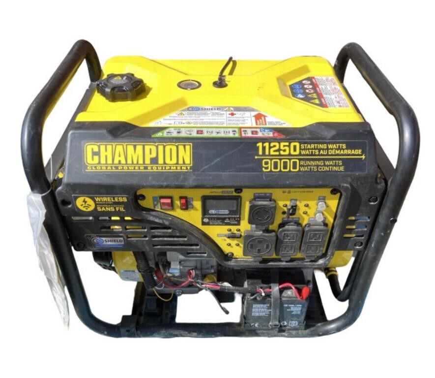 Champion 9000 Running Watts Generator (pre-owned