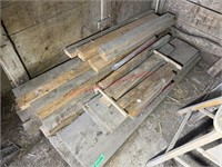 Assorted Cut Lumber, (2) Piles