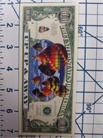 Hot air balloon novelty banknote