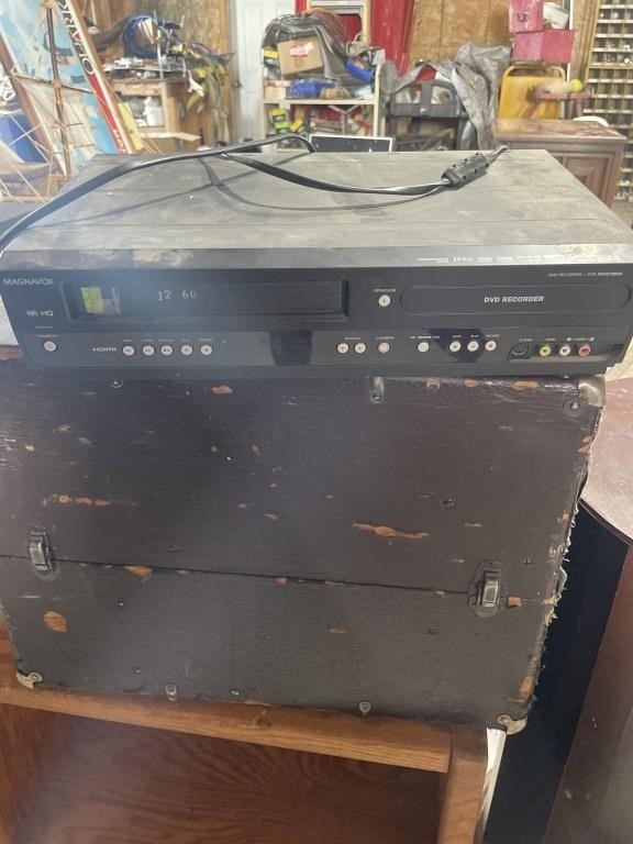 VHS and cd player