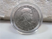 1963 D Franklin Silver Half Dollar