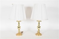Classic Stiffel Style Brass Lamps