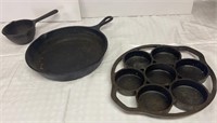 3 piece Lodge cast iron