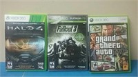 3 XBOX 360 Games - Untested