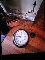 wall clock,holder & magazine holder