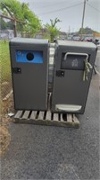 Two industrial Waste Receptacles