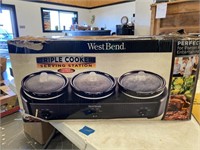 New West Bend Triple Cooker