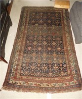 Semi antique Iranian hand knotted wool pile area