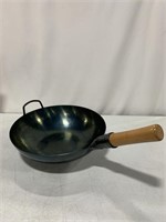 HOME FORGED LARGE FRYING PAN 21 x3.5IN