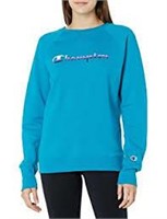 Champion Women's X-Large Crew Sweatshirt, Blue