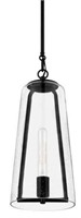 Desmond 60-watt 1-light Black Pendant