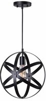 Home Decorators 1-light Black Orb Mini Pendant