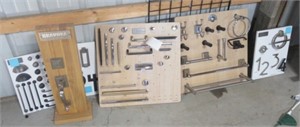 (6) Assorted store hardware displays for cabinet