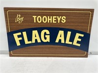 Original 1980’s TOOHEYS FLAG ALE Timber Pub Sign