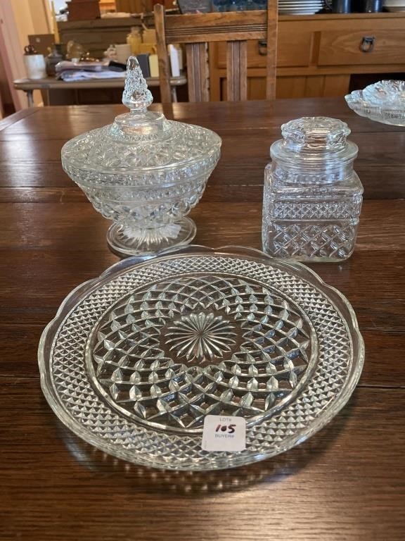 3 PC WEXFORD CRYSTAL GLASSWARE