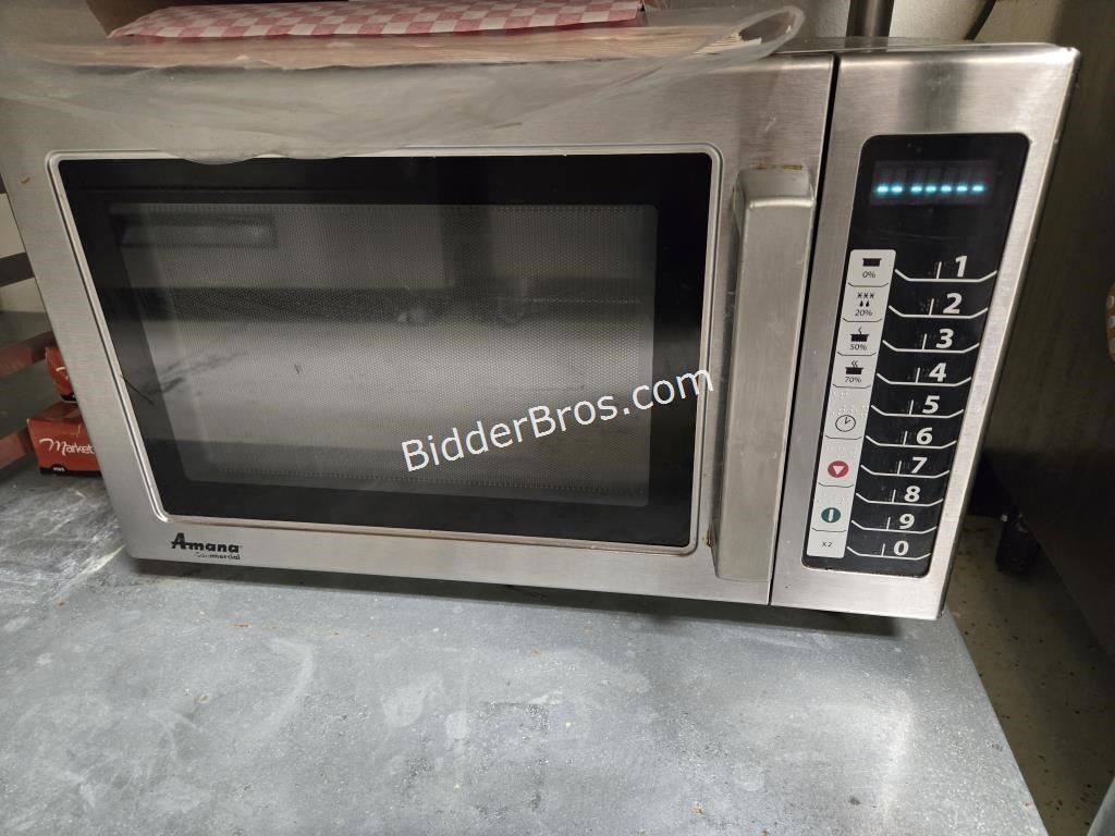 Microwave and Prep Table Commercial Quality