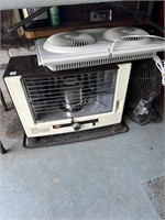 KEROSENE HEATER, 2 HONEYWELL TACKLE FAN