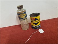GOOD YEAR SPOT REMOVER JAR & 1951 SUNOCO OIL CAN